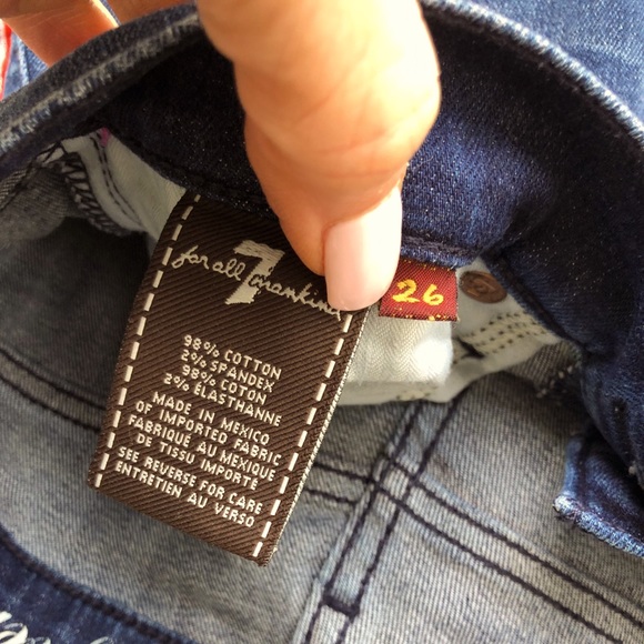 7 For All ManKind Gwenevere Skinny’s - Picture 7 of 13